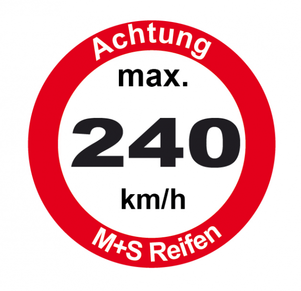 Geschwindigkeitsaufkleber